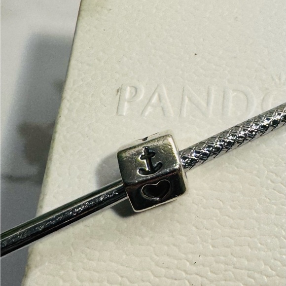 Authentic Pandora Retired Faith Love Hope S925 Ale Charm - Picture 7 of 11